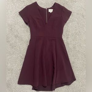 Wilfred Burgundy Dress